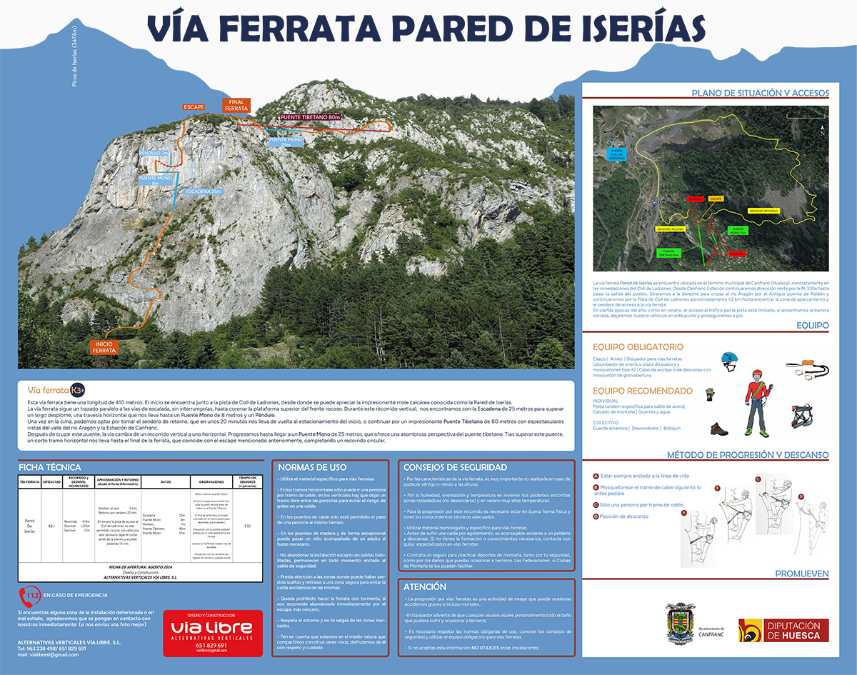 Vía Ferrata Pared de Iserías