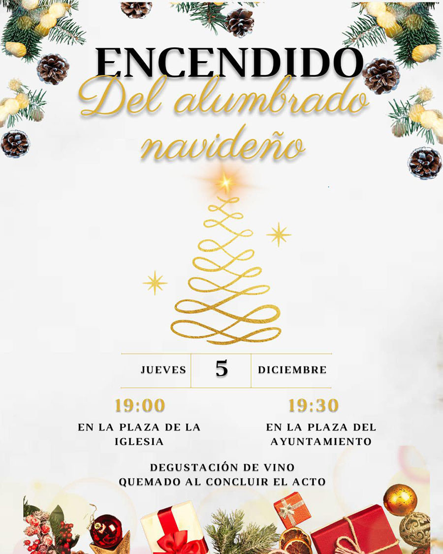 Encendido del alumbrado navideño